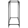 Mesa consola superficie vidrio transparente acero 80x35x81 cm by , console tables - Ref: Foro24-846018, Price: 38,88 €, Disco...