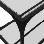 Mesa consola superficie vidrio transparente acero 158,5x30x81cm de , Mesas consola - Ref: Foro24-846032, Precio: 83,83 €, Des...