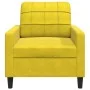 Sillón de terciopelo amarillo 60 cm de , Sofás - Ref: Foro24-4007610, Precio: 150,91 €, Descuento: %