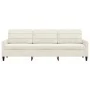 Sofá de 3 plazas terciopelo color crema 210 cm by , Sofas - Ref: Foro24-4007652, Price: 312,47 €, Discount: %