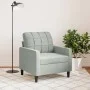 Sillón de terciopelo gris claro 60 cm by , Sofas - Ref: Foro24-4007604, Price: 138,07 €, Discount: %