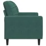 Sillón de terciopelo verde oscuro 60 cm de , Sofás - Ref: Foro24-4007606, Precio: 167,46 €, Descuento: %
