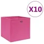 Cajas de almacenaje 10 uds tela no tejida rosa 28x28x28 cm de vidaXL, Cestas para almacenaje - Ref: Foro24-325205, Precio: 36...