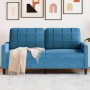 Sofá de 2 plazas terciopelo azul 140 cm by , Sofas - Ref: Foro24-4007633, Price: 279,21 €, Discount: %