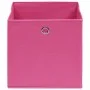 Cajas de almacenaje 10 uds tela no tejida rosa 28x28x28 cm de vidaXL, Cestas para almacenaje - Ref: Foro24-325205, Precio: 36...