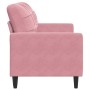 Sofá de 2 plazas terciopelo rosa 140 cm by , Sofas - Ref: Foro24-4007627, Price: 250,57 €, Discount: %