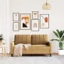 Zweiplätziges Samtsofa in Braun, 140 cm. von , Sofas - Ref: Foro24-4007631, Preis: 226,96 €, Rabatt: %
