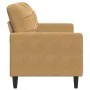 Sofá de 2 plazas terciopelo marrón 140 cm by , Sofas - Ref: Foro24-4007631, Price: 226,96 €, Discount: %