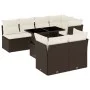 Set sofás de jardín 8 piezas y cojines ratán sintético marrón von , Gartensets - Ref: Foro24-3266413, Preis: 592,55 €, Rabatt: %