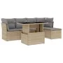 Juego de sofás jardín con cojines 6 pzas ratán sintético beige von , Gartensets - Ref: Foro24-3266549, Preis: 381,57 €, Rabat...