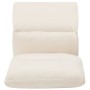 Cream microfiber folding floor lounger by vidaXL, Daybeds - Ref: Foro24-325263, Price: 106,24 €, Discount: %