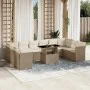 Set de sofás de jardín 11pzas con cojines ratán sintético beige by , Garden sets - Ref: Foro24-3266858, Price: 753,90 €, Disc...