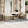 Set de sofás de jardín 11pzas con cojines ratán sintético beige von , Gartensets - Ref: Foro24-3266858, Preis: 741,11 €, Raba...