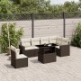 Juego de sofás de jardín 7 piezas con cojines ratán PE marrón by , Garden sets - Ref: Foro24-3267313, Price: 513,08 €, Discou...