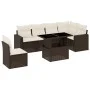 Juego de sofás de jardín 7 piezas con cojines ratán PE marrón by , Garden sets - Ref: Foro24-3267313, Price: 514,99 €, Discou...