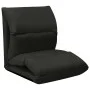 Tumbona de suelo plegable microfibra negra by vidaXL, Daybeds - Ref: Foro24-325262, Price: 105,03 €, Discount: %