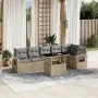 Set sofás de jardín 7 piezas y cojines ratán sintético beige by , Garden sets - Ref: Foro24-3267919, Price: 492,95 €, Discoun...