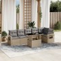 Set sofás de jardín 7 piezas y cojines ratán sintético beige by , Garden sets - Ref: Foro24-3267919, Price: 492,36 €, Discoun...