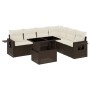 Juego de sofás de jardín 7 piezas con cojines ratán PE marrón by , Garden sets - Ref: Foro24-3267933, Price: 519,09 €, Discou...