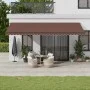 Toldo retráctil manual marrón 600x300 cm de , Toldos - Ref: Foro24-3310221, Precio: 477,16 €, Descuento: %