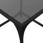 Zwei schwarze Glastische mit Stahlgestell, jeweils 50x50x40 cm. von , Couchtisch - Ref: Foro24-845969, Preis: 52,07 €, Rabatt: %