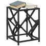 Mesa de centro acero superficie vidrio transparente 30x30x41 cm by , Coffee table - Ref: Foro24-845988, Price: 30,67 €, Disco...