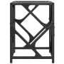 Mesa de centro acero superficie vidrio transparente 30x30x41 cm by , Coffee table - Ref: Foro24-845988, Price: 30,67 €, Disco...