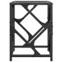 Mesa de centro acero superficie vidrio transparente 30x30x41 cm by , Coffee table - Ref: Foro24-845988, Price: 30,67 €, Disco...