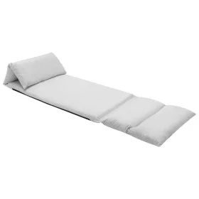 Tumbona de suelo plegable microfibra gris claro by vidaXL, Daybeds - Ref: Foro24-325260, Price: 93,92 €, Discount: %