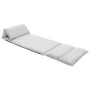 Tumbona de suelo plegable microfibra gris claro by vidaXL, Daybeds - Ref: Foro24-325260, Price: 93,92 €, Discount: %