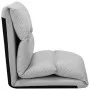 Tumbona de suelo plegable microfibra gris claro by vidaXL, Daybeds - Ref: Foro24-325260, Price: 93,92 €, Discount: %