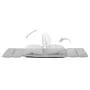 Tumbona de suelo plegable microfibra gris claro by vidaXL, Daybeds - Ref: Foro24-325260, Price: 93,92 €, Discount: %