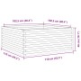 Jardinera de madera de pino impregnada 110x110x46 cm by , Pots and planters - Ref: Foro24-3282438, Price: 222,33 €, Discount: %