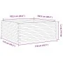 Jardinera de madera de pino impregnada 110x110x46 cm by , Pots and planters - Ref: Foro24-3282438, Price: 219,51 €, Discount: %