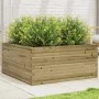Jardinera de madera de pino impregnada 100x100x46 cm de , Maceteros y jardineras - Ref: Foro24-3282433, Precio: 199,76 €, Des...