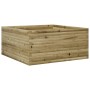 Jardinera de madera de pino impregnada 100x100x46 cm by , Pots and planters - Ref: Foro24-3282433, Price: 202,35 €, Discount: %