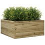 Jardinera de madera de pino impregnada 100x100x46 cm by , Pots and planters - Ref: Foro24-3282433, Price: 202,35 €, Discount: %