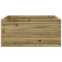 Jardinera de madera de pino impregnada 100x100x46 cm by , Pots and planters - Ref: Foro24-3282433, Price: 202,35 €, Discount: %