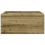 Jardinera de madera de pino impregnada 100x100x46 cm by , Pots and planters - Ref: Foro24-3282433, Price: 202,35 €, Discount: %