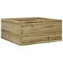 Jardinera de madera de pino impregnada 100x100x46 cm by , Pots and planters - Ref: Foro24-3282433, Price: 202,35 €, Discount: %