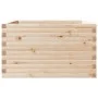 Jardinera de madera maciza de pino 80x80x46 cm by , Pots and planters - Ref: Foro24-3282419, Price: 151,26 €, Discount: %