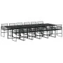 Set de comedor de jardín 13 pzas ratán sintético negro by , Garden sets - Ref: Foro24-3295037, Price: 860,24 €, Discount: %
