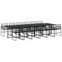 Set de comedor de jardín 13 pzas ratán sintético negro de , Conjuntos de jardín - Ref: Foro24-3295037, Precio: 871,18 €, Desc...