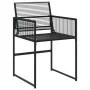 Set de comedor de jardín 13 pzas ratán sintético negro by , Garden sets - Ref: Foro24-3295037, Price: 860,24 €, Discount: %