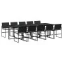 Set de comedor jardín 11 pzas con cojines ratán sintético negro de , Conjuntos de jardín - Ref: Foro24-3295061, Precio: 709,4...