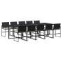 Set de comedor jardín 11 pzas con cojines ratán sintético negro by , Garden sets - Ref: Foro24-3295061, Price: 716,26 €, Disc...