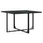 Set de comedor de jardín 9 pzas y cojines ratán sintético negro by , Garden sets - Ref: Foro24-3295063, Price: 436,91 €, Disc...