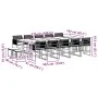 Set comedor de jardín con cojines 15 pzas ratán sintético negro by , Garden sets - Ref: Foro24-3295021, Price: 829,49 €, Disc...
