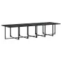 Garten-Essgruppe 17-teilig aus schwarzem synthetischem Rattan von , Gartensets - Ref: Foro24-3295042, Preis: 1,00 €, Rabatt: %