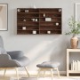 Vitrina de madera de ingeniería marrón roble 100x8,5x58 cm by , Shelves and shelves - Ref: Foro24-847946, Price: 49,77 €, Dis...